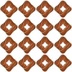 Pattern homemade cookie different taste in pastry biscuit
