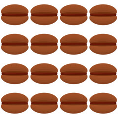 Pattern homemade cookie different taste in pastry biscuit