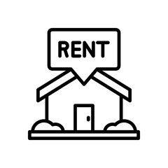 rent icon for your website design, logo, app, UI. 