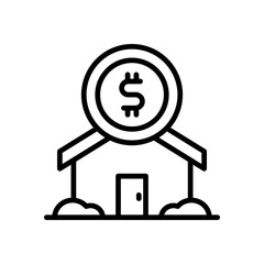 loan icon for your website design, logo, app, UI. 