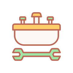 sink icon for your website design, logo, app, UI. 