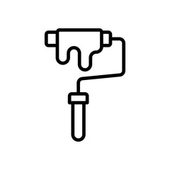 paint roller icon for your website design, logo, app, UI. 
