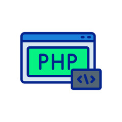 php icon for your website design, logo, app, UI. 
