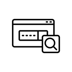 search icon for your website design, logo, app, UI. 