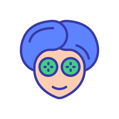 face mask icon for your website design, logo, app, UI. 