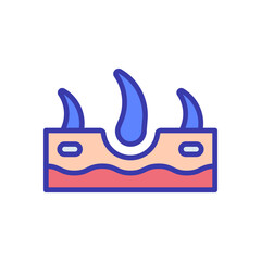 epidermis icon for your website design, logo, app, UI. 