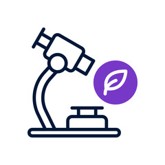 microscope icon for your website design, logo, app, UI. 