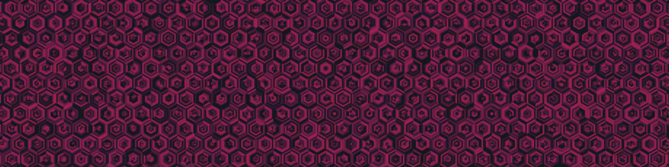  Hexagonal Maze pattern abstract illustration