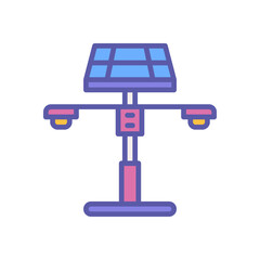 street lamp icon for your website, mobile, presentation, and logo design.