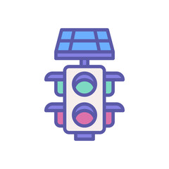 traffic lamp icon for your website, mobile, presentation, and logo design.