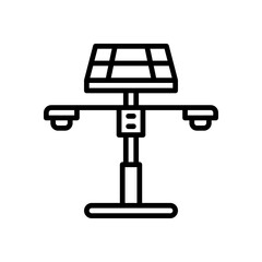 street lamp icon for your website, mobile, presentation, and logo design.