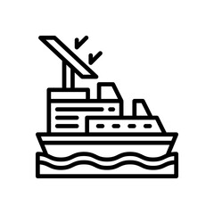ship icon for your website, mobile, presentation, and logo design.