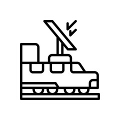 Obraz premium train icon for your website, mobile, presentation, and logo design.