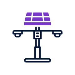 street lamp icon for your website, mobile, presentation, and logo design.
