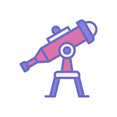 telescope icon for your website design, logo, app, UI. 