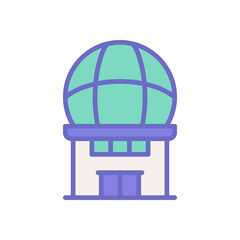 planetarium icon for your website design, logo, app, UI. 