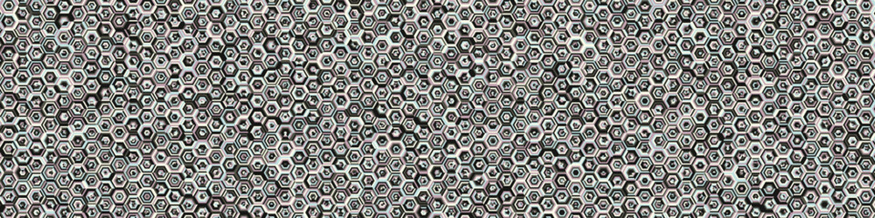  Hexagonal Maze pattern abstract illustration