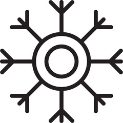 Snowflake icon clip art
