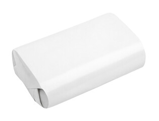 Soap wrap box package isolated on transparent background