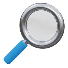 finder 3d icon illustration with transparent background