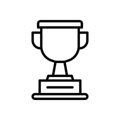 trophy icon for your website design, logo, app, UI. 