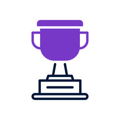 trophy icon for your website design, logo, app, UI. 