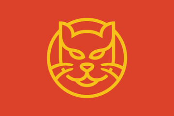 Monoline Cat Logo