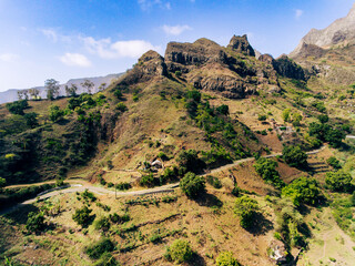 Orgoes, located in Santiago, Cabo Verde, is a beautiful location to capture stunning aerial photos....
