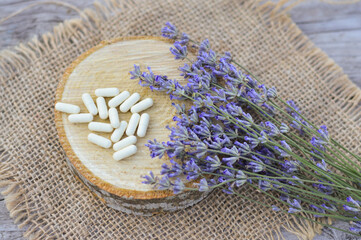 A mock-up of medical homeopathic sedative products.