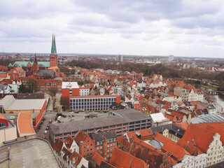 リューベック　旧市街の街並み