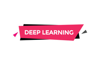 deep learning button vectors.sign label speech bubble deep learning
