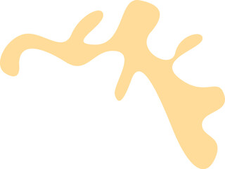 Obraz premium Orange geometrical blot for background