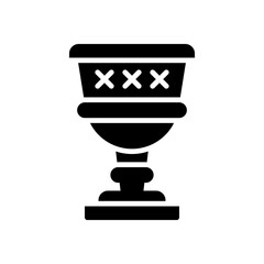 Fototapeta na wymiar chalice icon for your website design, logo, app, UI. 