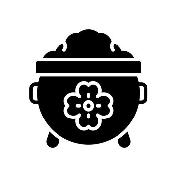 gold pot icon for your website design, logo, app, UI. 