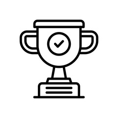 trophy icon for your website design, logo, app, UI. 