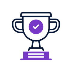 trophy icon for your website design, logo, app, UI. 