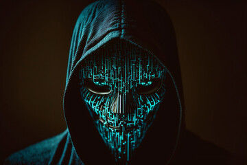 Masked Motivation: The Vendetta Symbol for Anonymous Online Hacktivist Group Generative AI