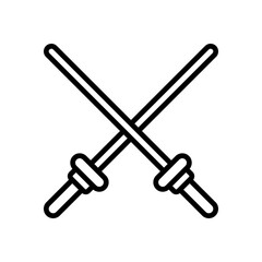 laser sword icon for your website design, logo, app, UI. 