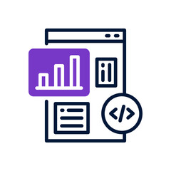 analytic icon for your website, mobile, presentation, and logo design.