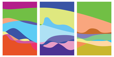 Fototapeta premium Flat Design Abstract Background