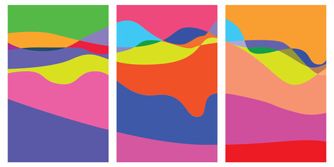 Obraz premium Flat Design Abstract Background