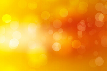Abstract bokeh background blue yellow and Red