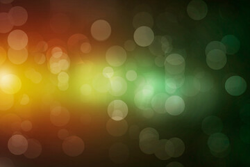 Abstract bokeh background blue Red and Green