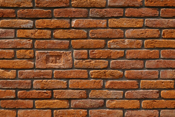 Obraz premium close up view of brick wall texture. construction concept