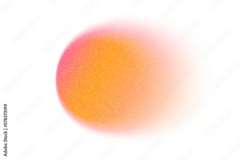 Aufkleber color gradient, gradation circle, vector grain noise texture holographic blur abstract background. c