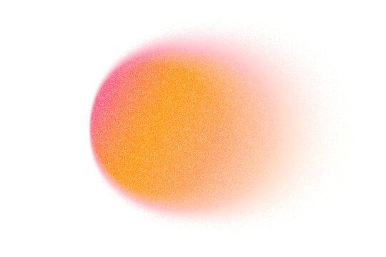 Color gradient, gradation circle, vector grain noise texture holographic blur abstract background. Color gradient blend mesh of neon iridescent colors gradation