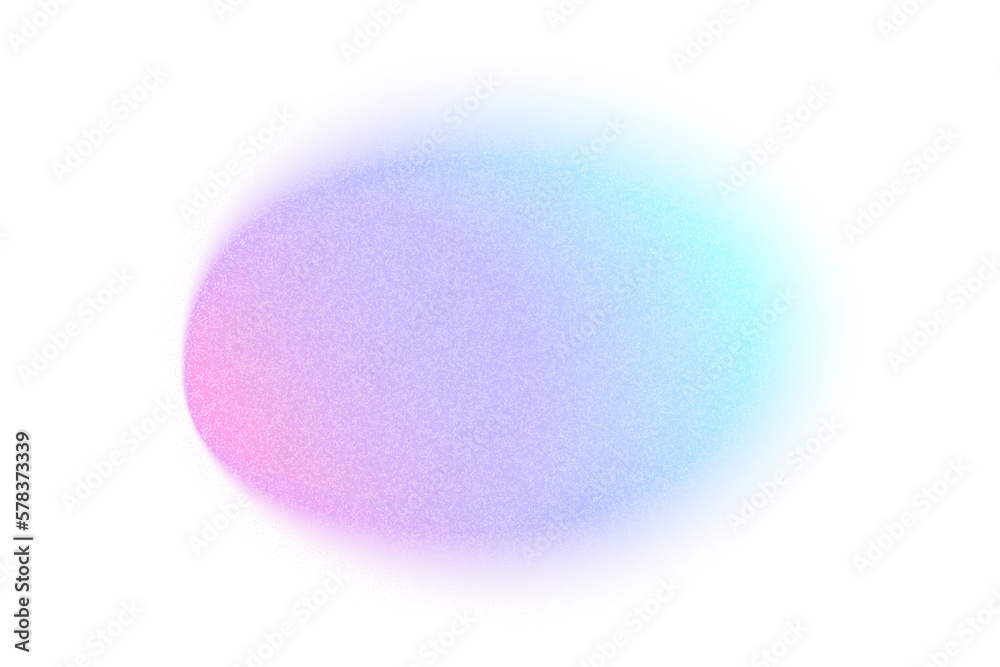 Aufkleber gradient background, color gradation circle with grain noise texture, vector abstract holographic bl