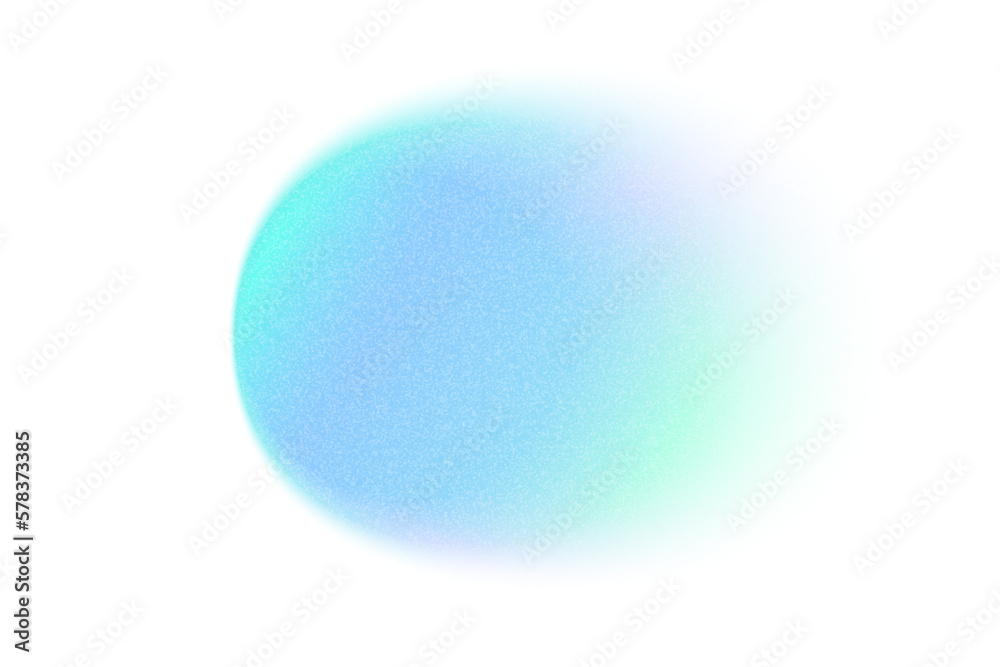 Poster Gradient background, color gradation circle with grain noise texture, vector abstract holographic blur. Color gradient soft blend mesh of blue iridescent colors