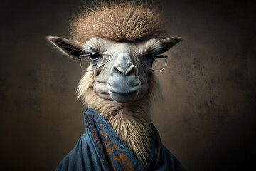 Historic lama, generative ai
