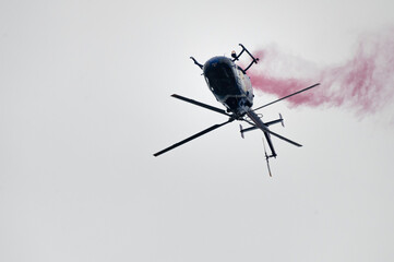 helicopter in flight